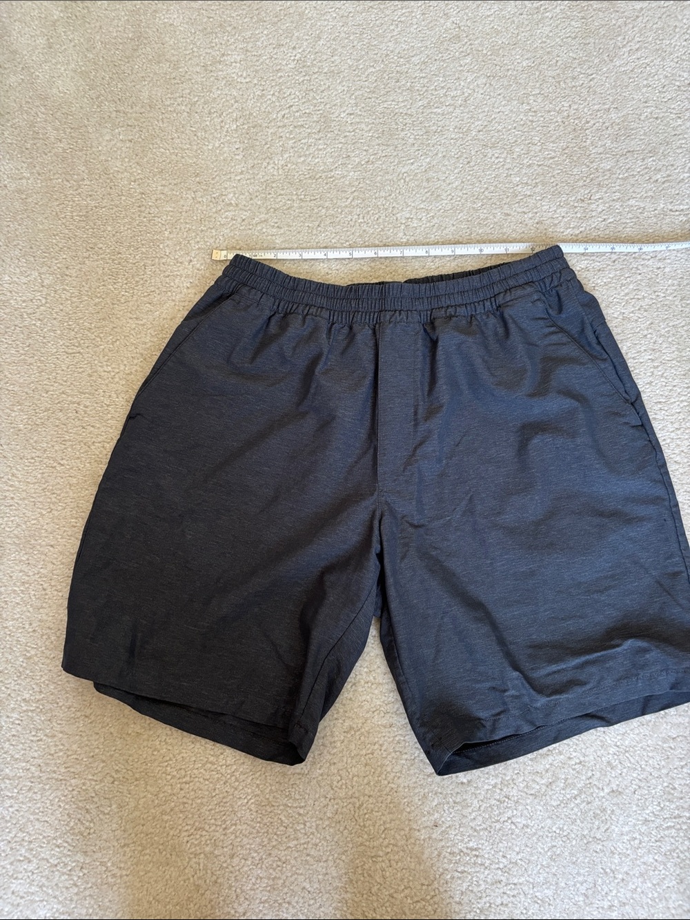 EUC Hill City Men's Charcoal Gray Athletic Shorts - size S